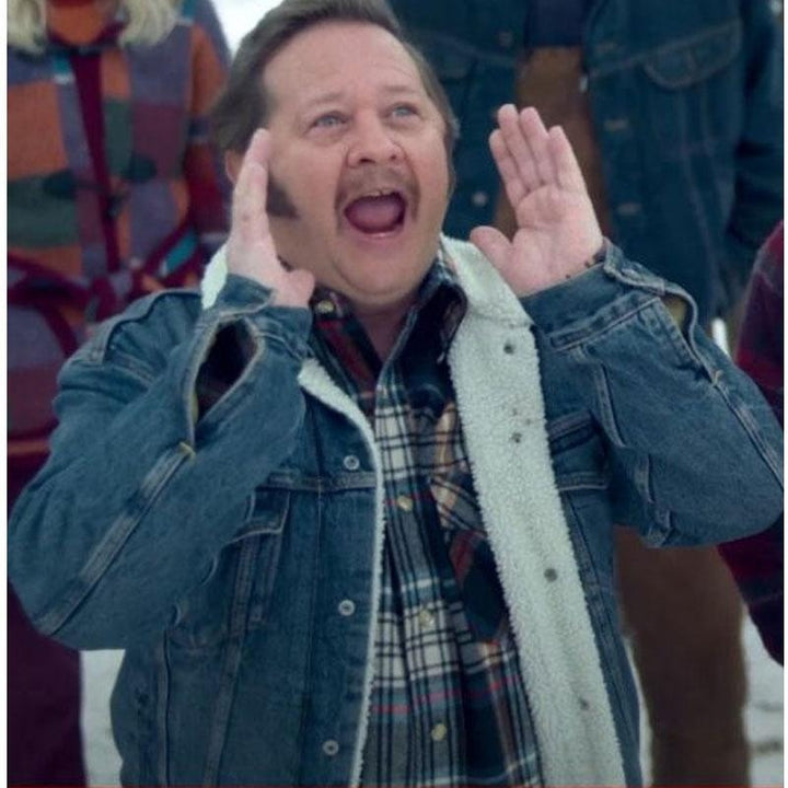 A Christmas Story Christmas Flick Jacket – Blue Denim Sherpa-Lined Winter Coat Inspired by Scott Schwartz