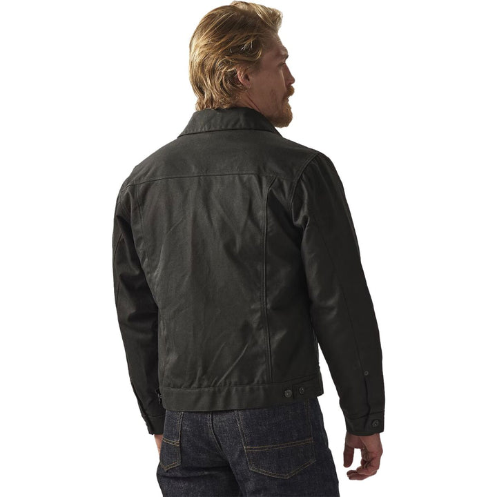 Men’s Black Cruiser Short Lined Jacket Front View
