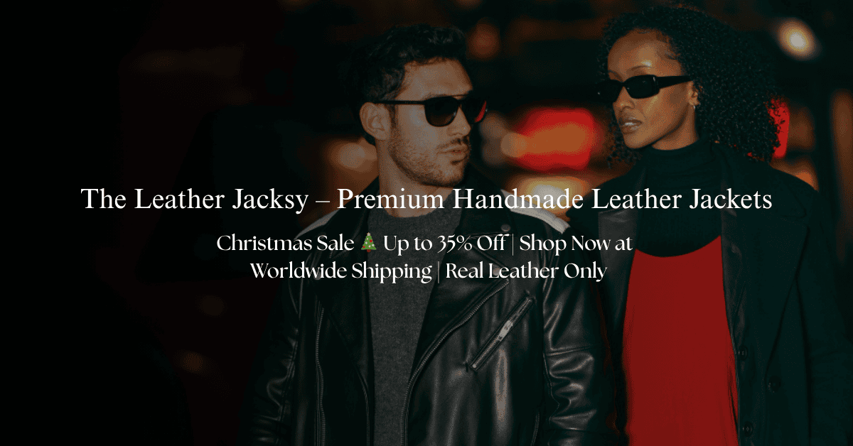 The Leather Jacksy Christmas Sale – Premium Real Leather Jackets, Up to 35% Off, Worldwide Shipping
