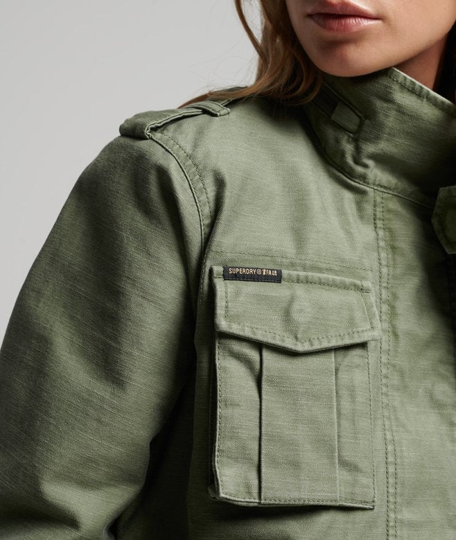 Women’s vintage military style jacket