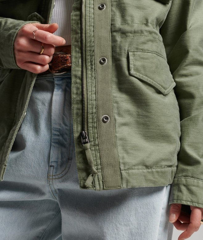 Women’s vintage military style jacket