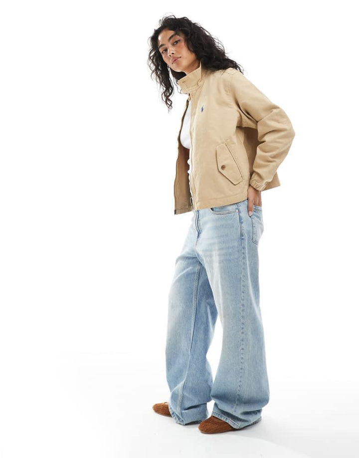 Women’s Polo Ralph Lauren Harrington Jacket in Vintage Khaki