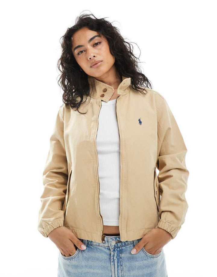 Women’s Polo Ralph Lauren Harrington Jacket in Vintage Khaki